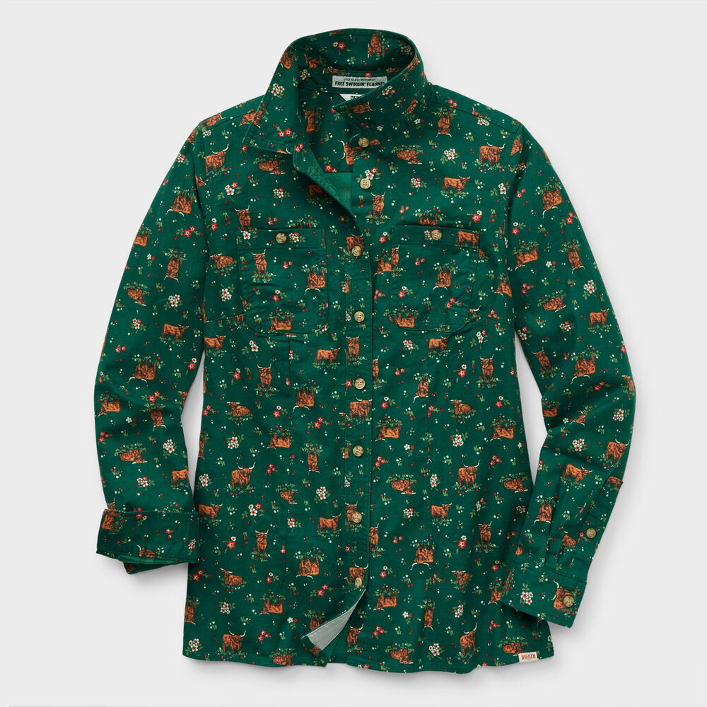 Women's Plus Free Swingin' Flannel Shirt Main Image