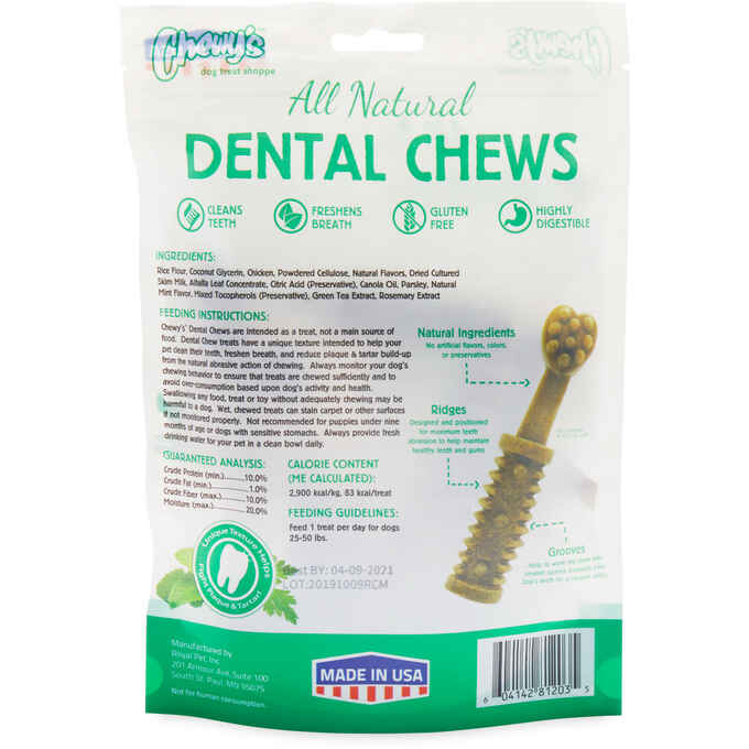 Chewy's All Natural Medium 6-oz. Dental Chews | Duluth Trading Company