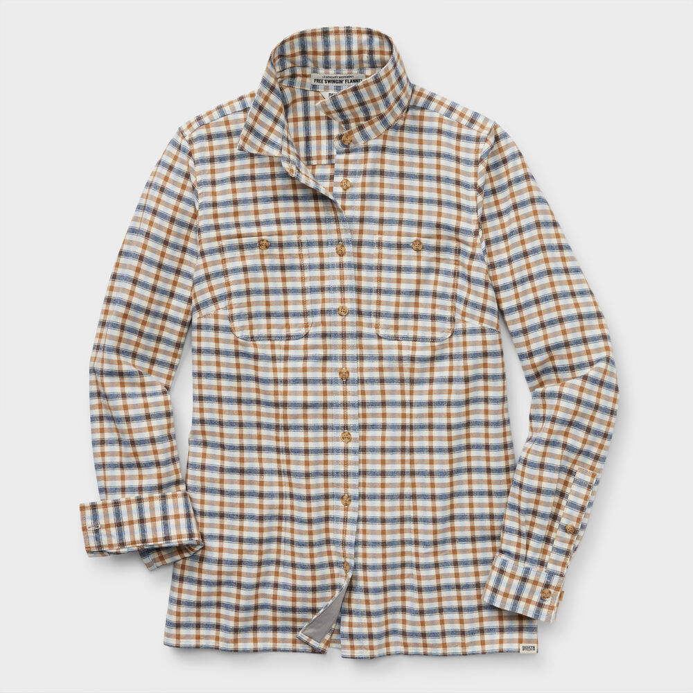 Women's Plus Free Swingin' Flannel Shirt Main Image