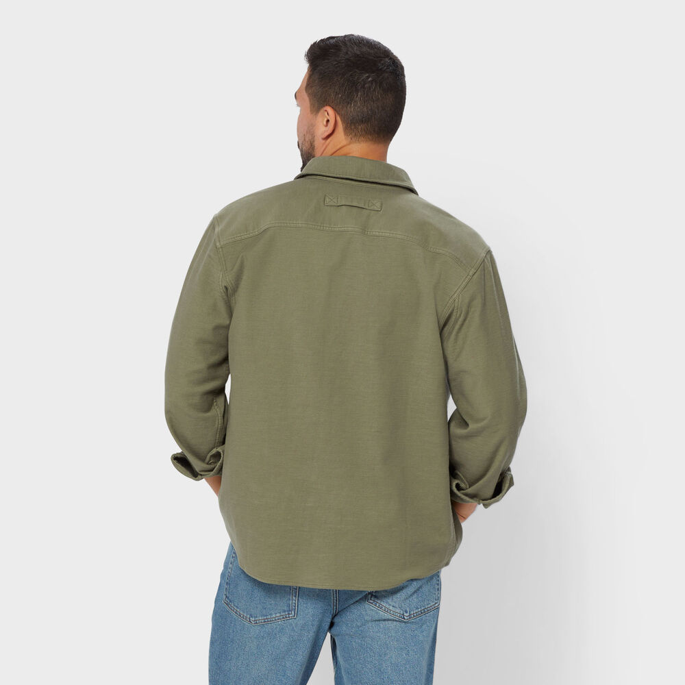 Men's Officer's Slub Sateen Shirt Jac Main Image