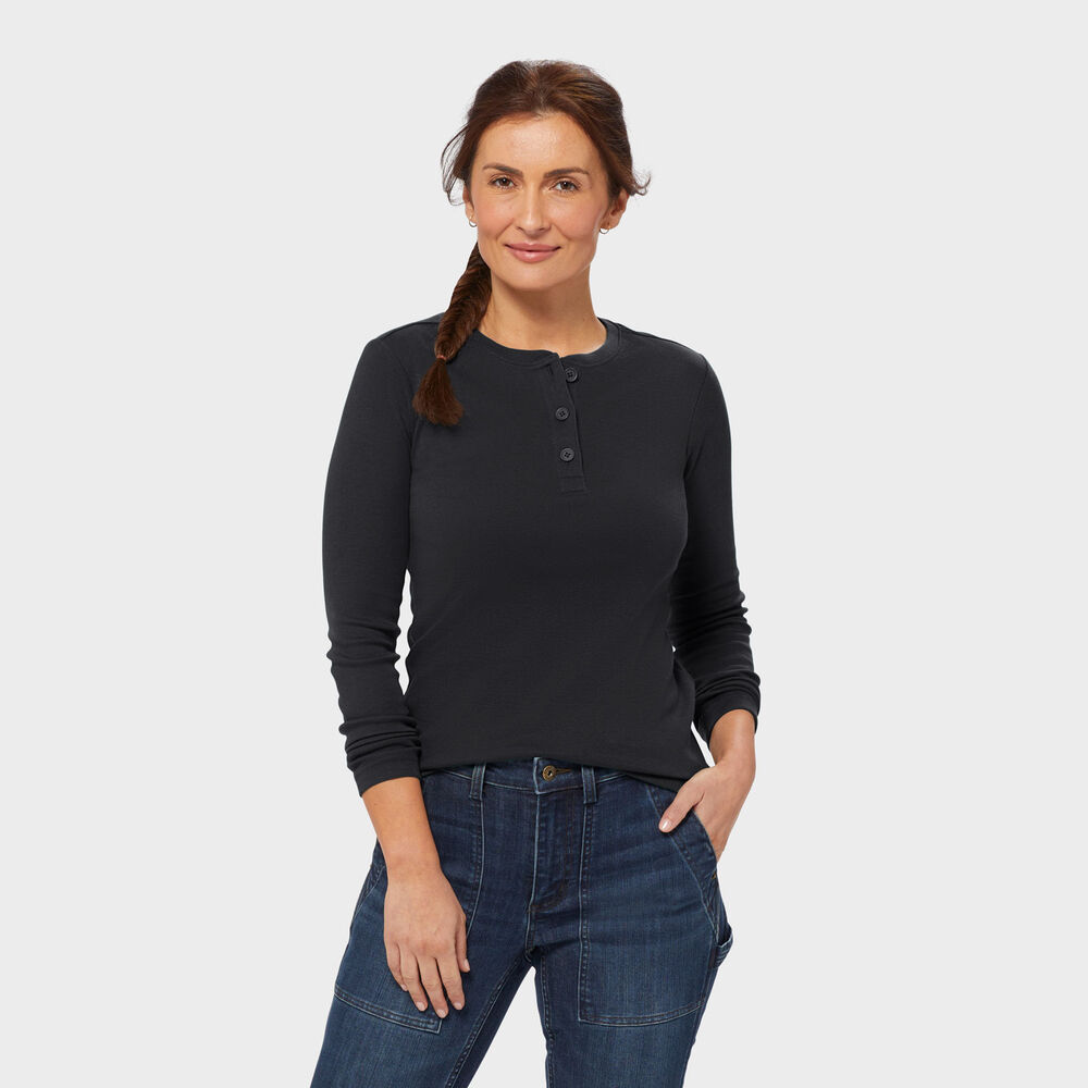Women's Longtail T Long Sleeve Henley Main Image