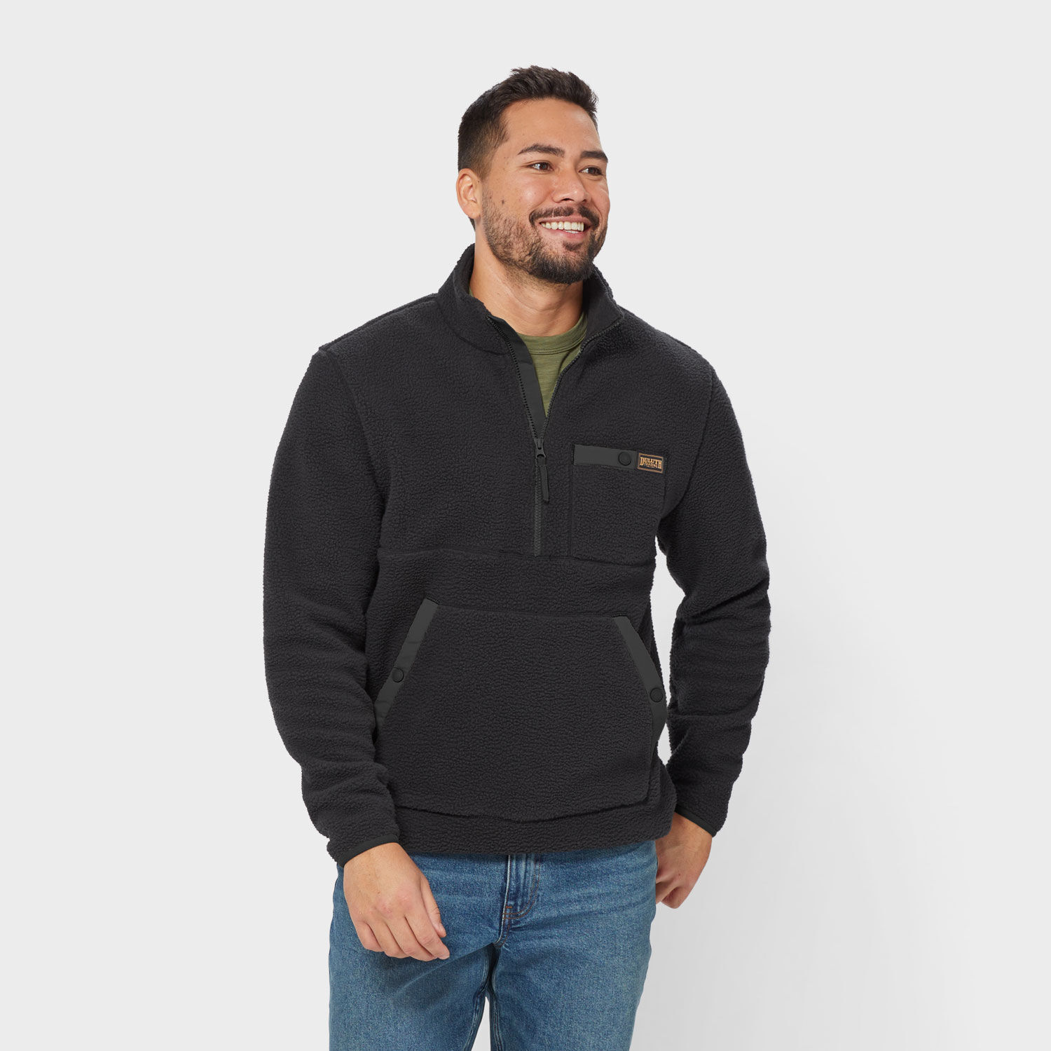 Men's Pile Hi Fleece Half Zip Mock Neck | Duluth Trading Company