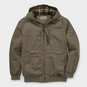 Men's Fire Hose Flannel-Lined Hooded Action Jac
