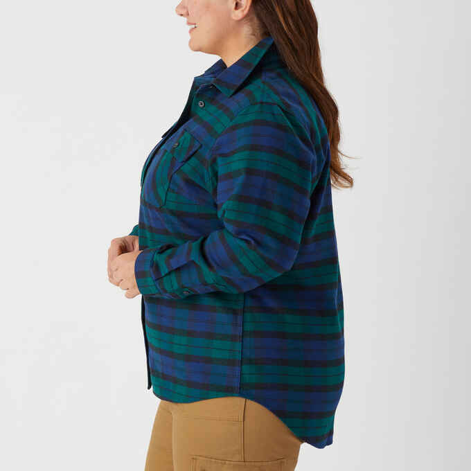 Women's Plus Folklore Flannel Shirt
