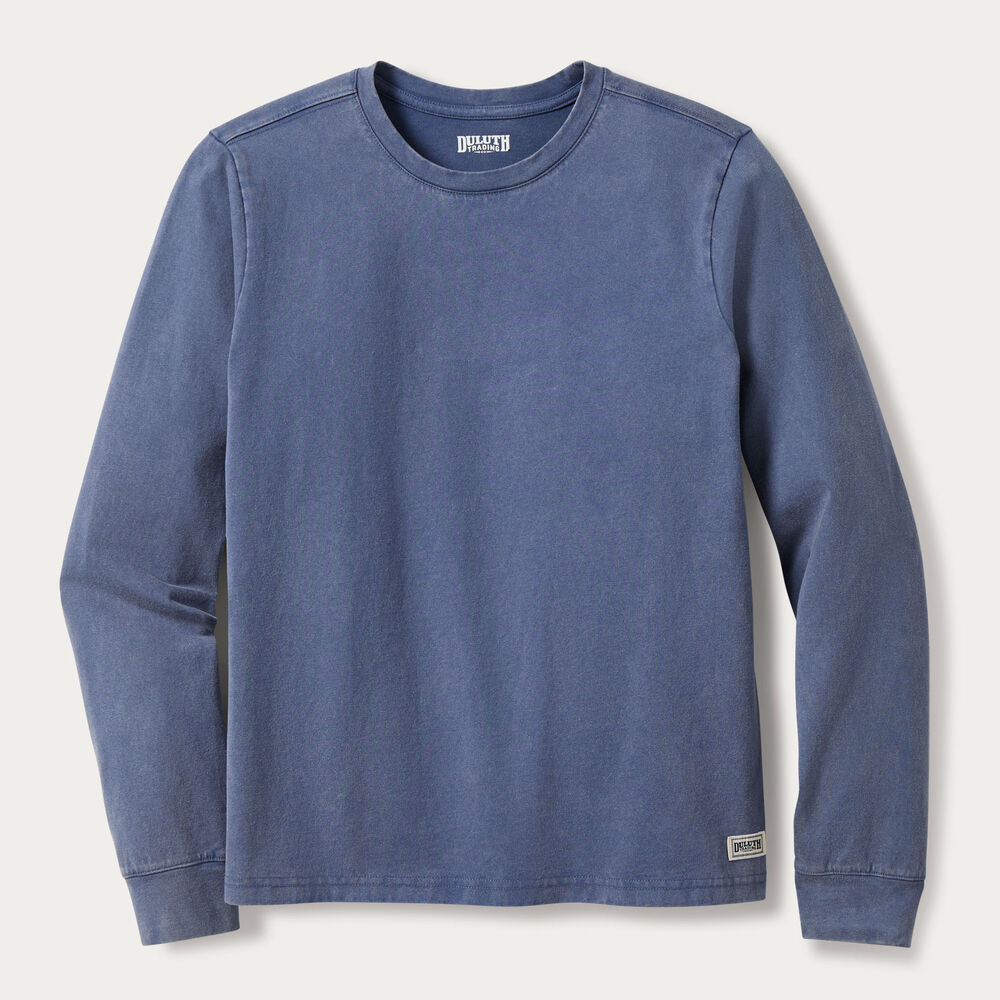 Women's Duluth Heritage Washed Crewneck Long Sleeve Main Image
