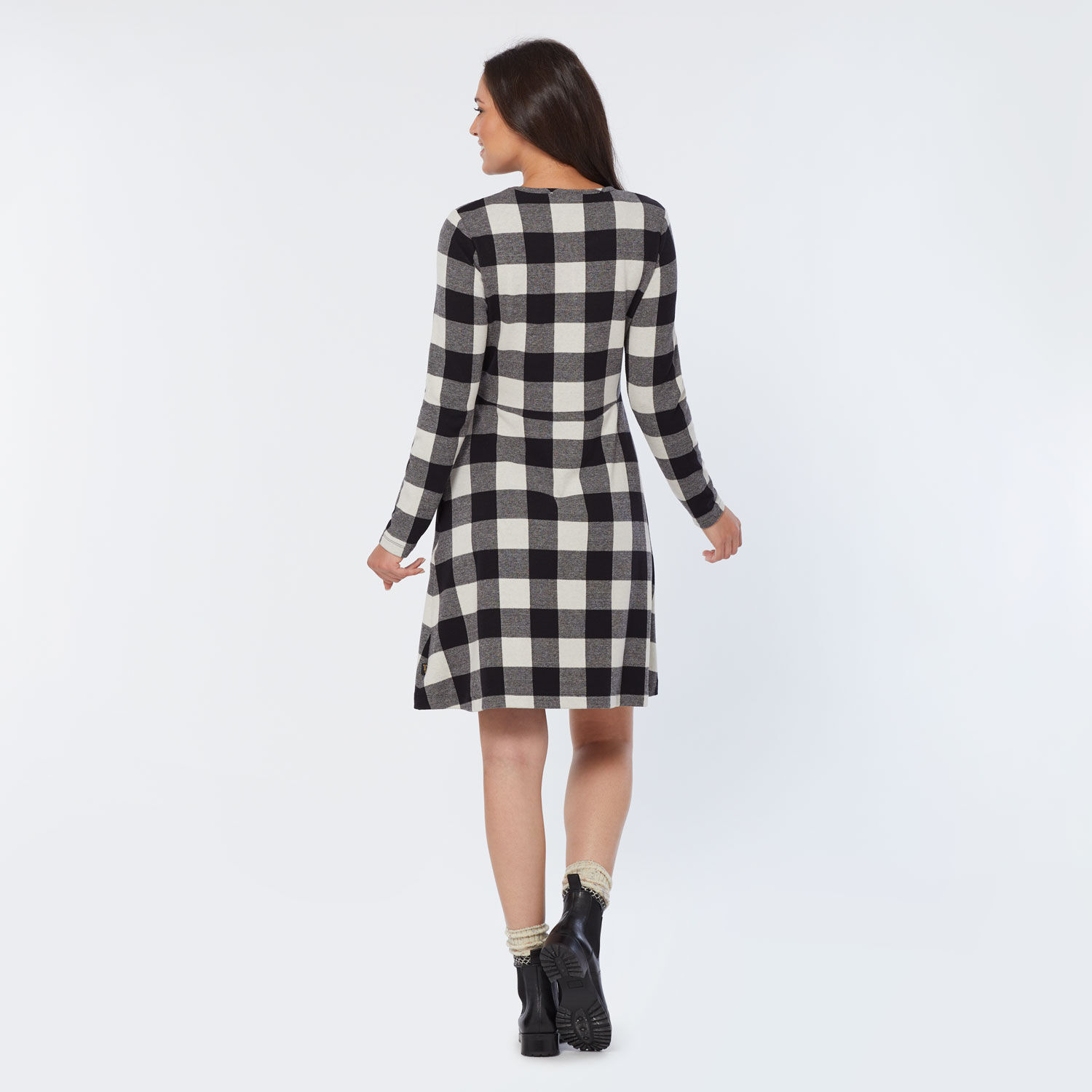 Women's T-Shirt Flannel Long Sleeve Dress | Duluth Trading Company