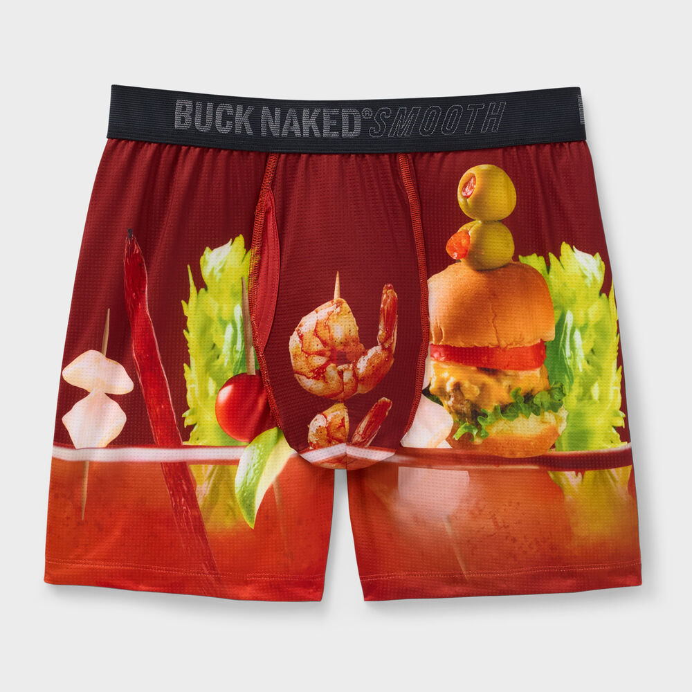Men's Buck Naked Smooth Boxer Briefs Main Image