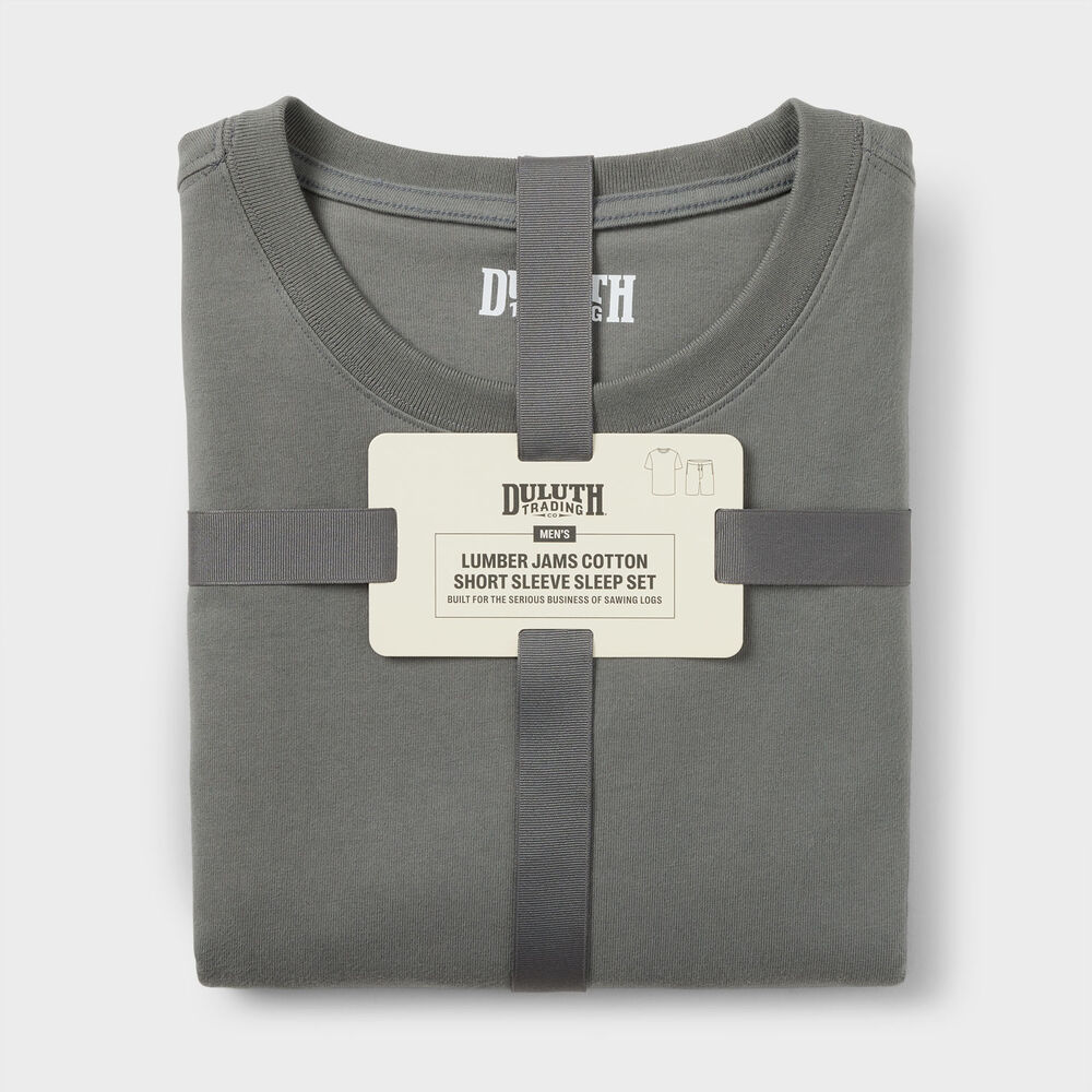 Men's Lumber Jams Cotton Short Sleeve Sleep Set Main Image