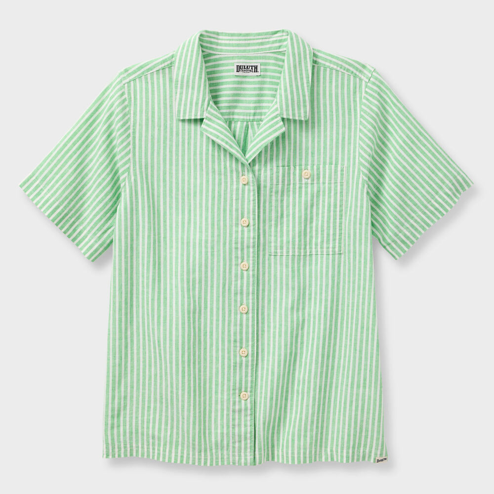 Women's Plus Artisan Hemp Camp Shirt Main Image