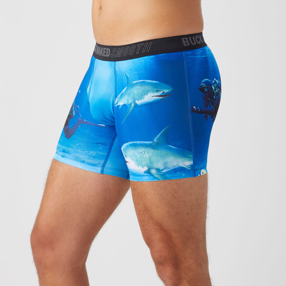 Men's Buck Naked Smooth Boxer Briefs Main Image