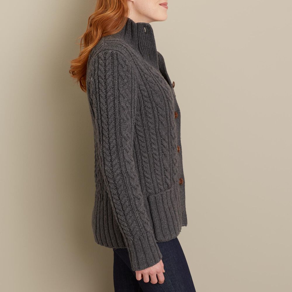 Women's Fisherman Cardigan Sweater Main Image