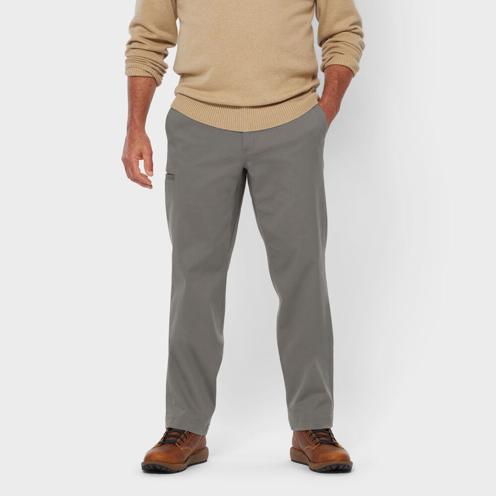 Men's DuluthFlex Ballroom Khaki Relaxed Fit Pants Main Image