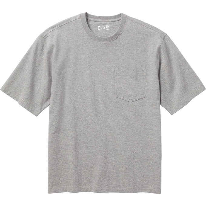 Men's Un-Longtail Relaxed Fit Short Sleeve Crew with Pocket