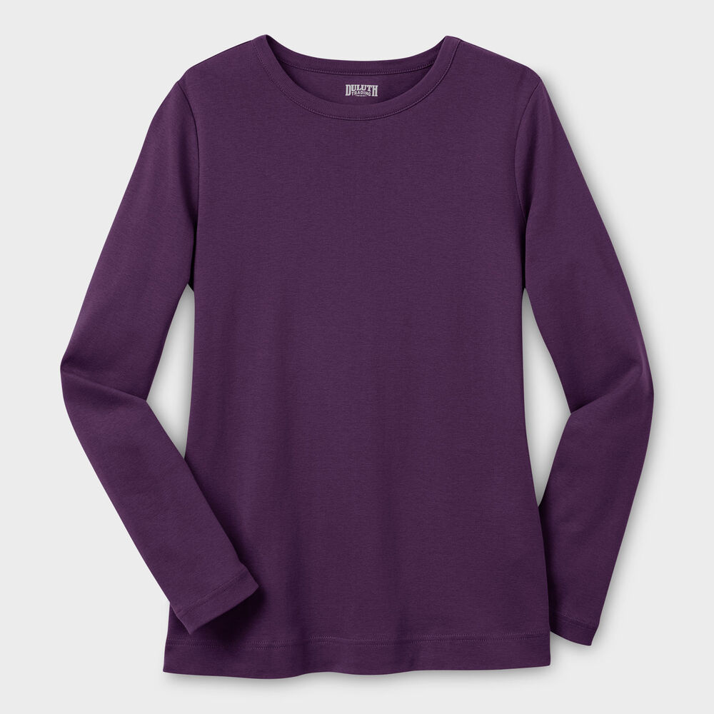 Women's Plus Longtail T Long Sleeve Crew Main Image
