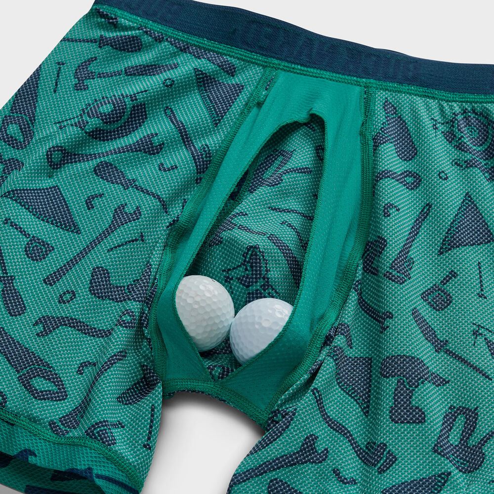 Men's Buck Naked Pattern Bullpen Boxer Briefs Main Image