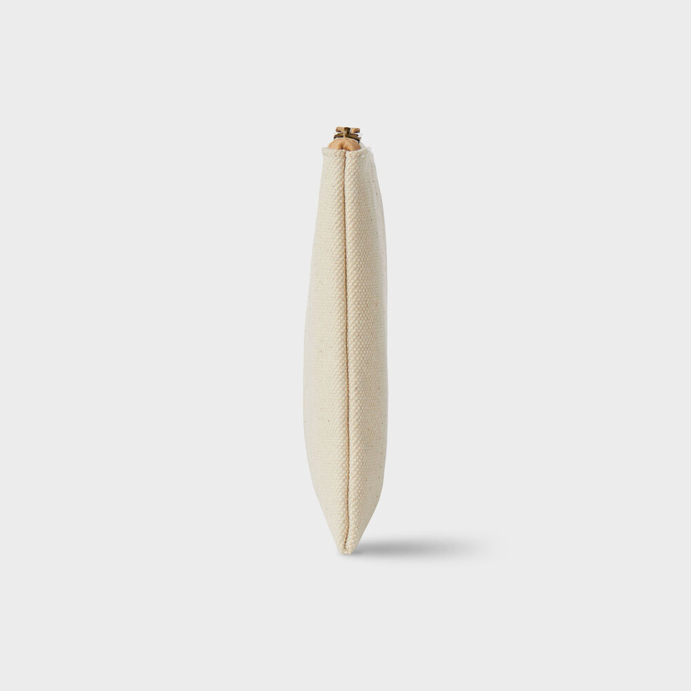 Canvas Embroidered Pouch Main Image