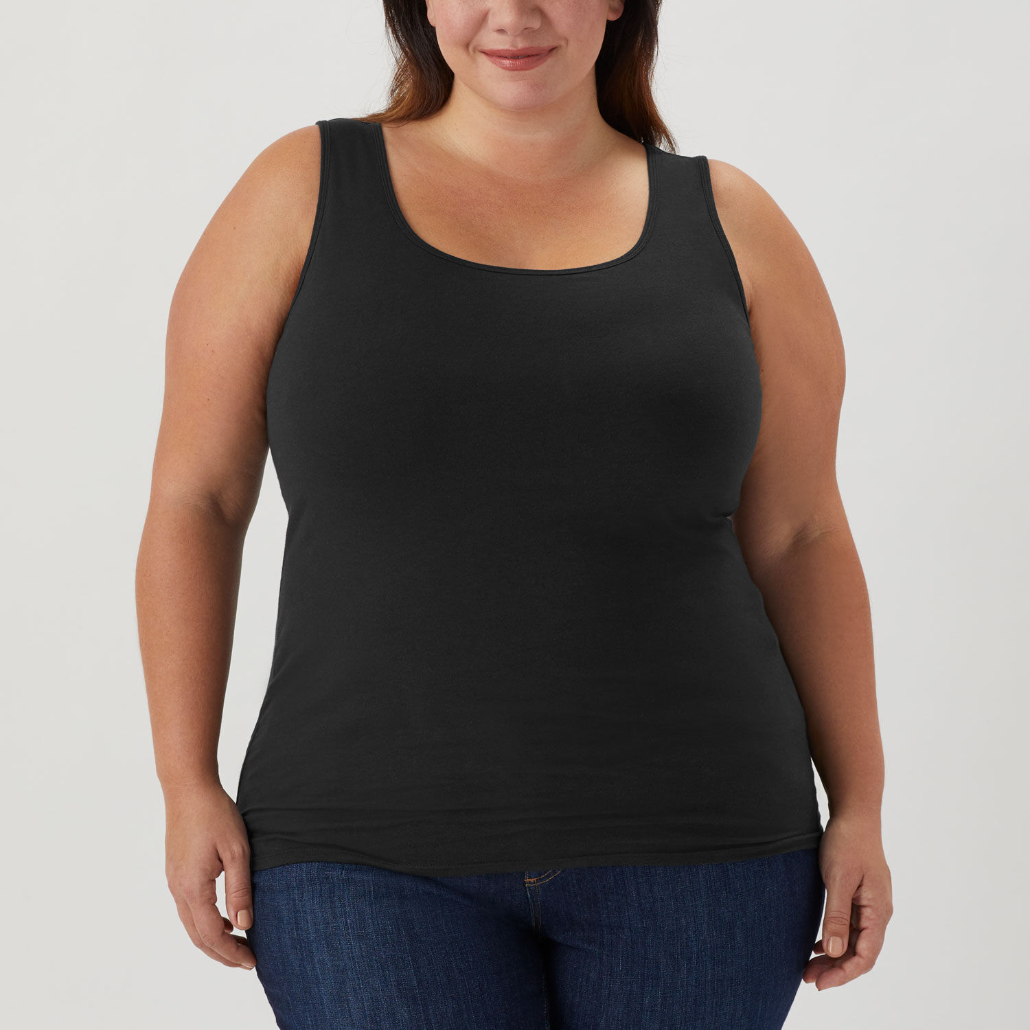 Plus size tank tops deals with built in bra