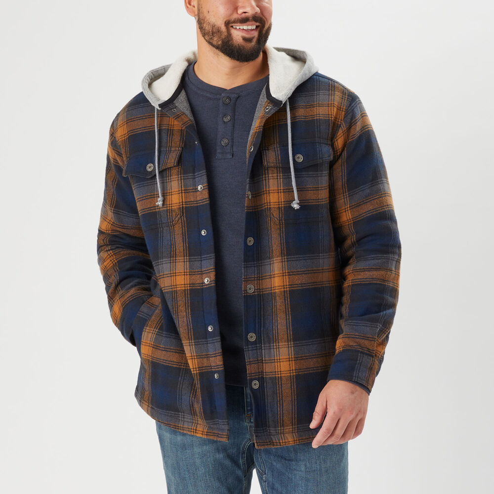 Men's Flapjack Relaxed Fit Hooded Shirt Jac Main Image