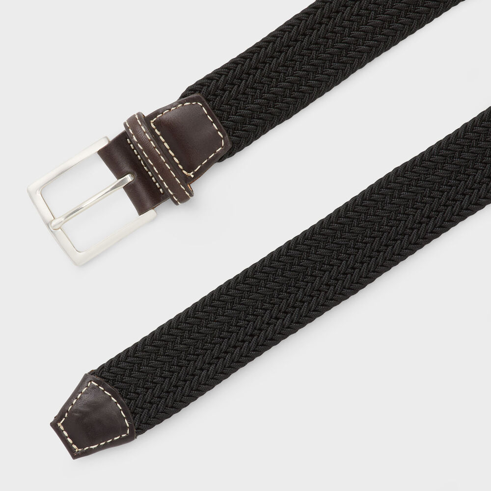 Men's Woven Elastic Stretch Belt Main Image