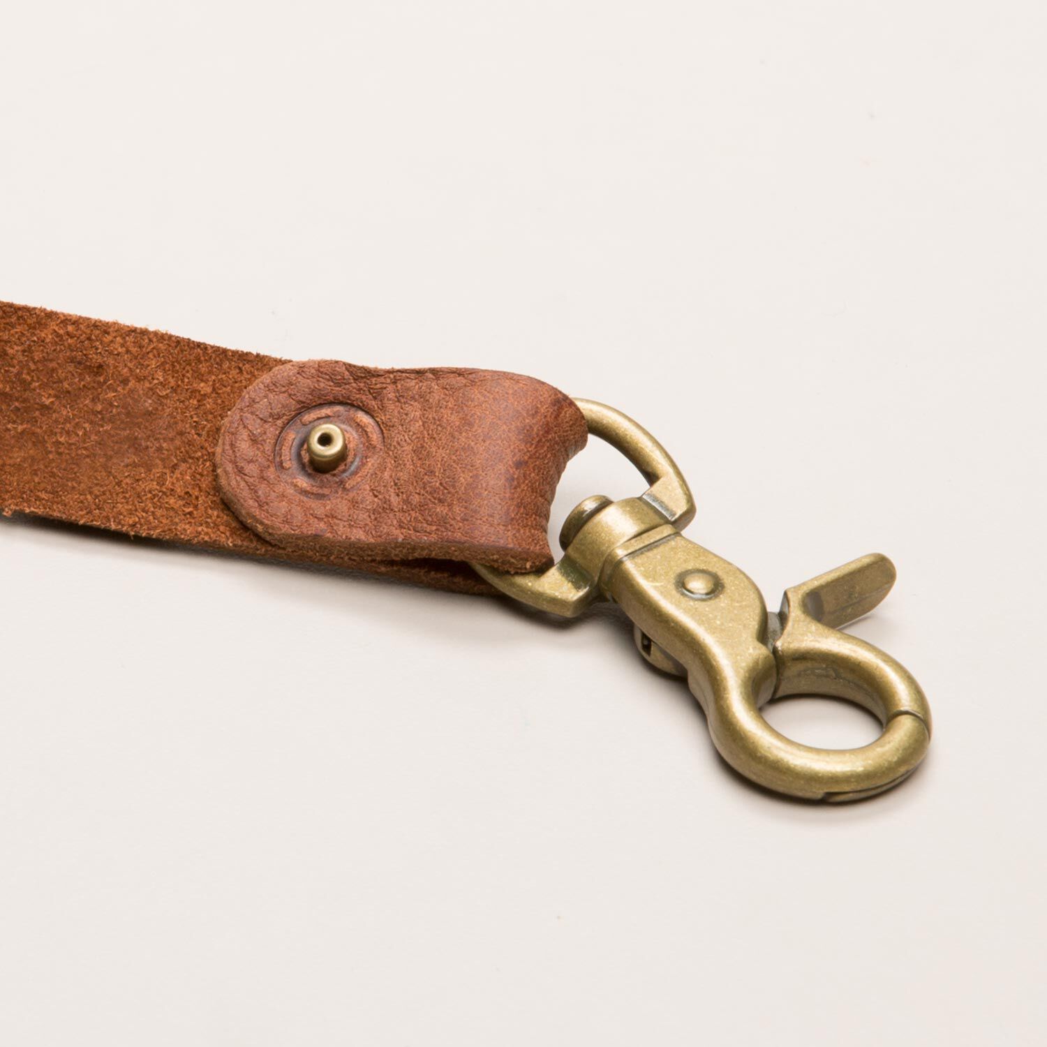 leather short lanyard