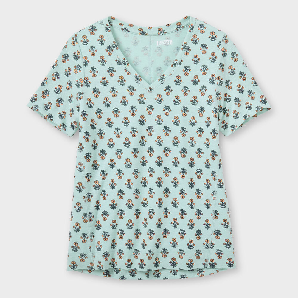 Women's Hemp Knit Short Sleeve Tee Main Image