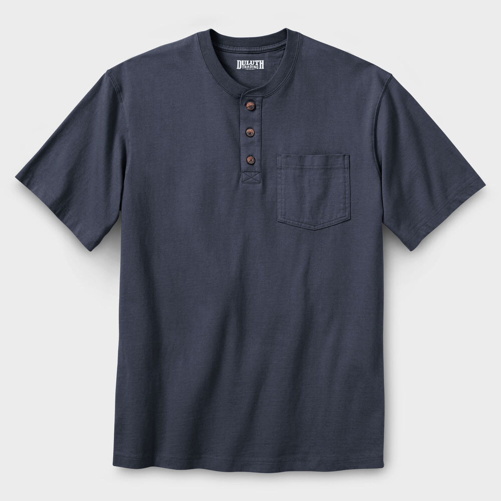 Men's Longtail T Relaxed Fit Short Sleeve Pocket Henley Main Image