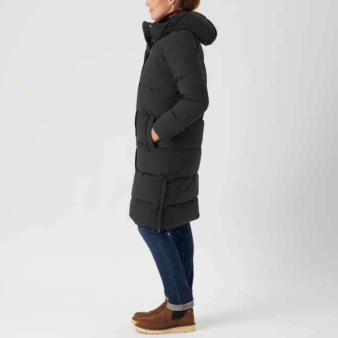 Women's Ruffer Puffer Arctic Down Long Coat