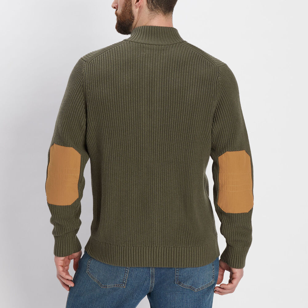 Men's Brigadier Full Zip Mock Sweater Main Image