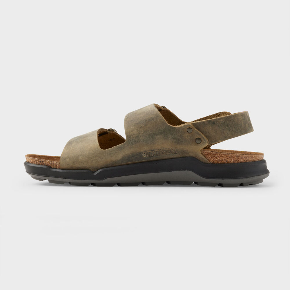 Men's Birkenstock Milano Rugged Leather Sandals Main Image