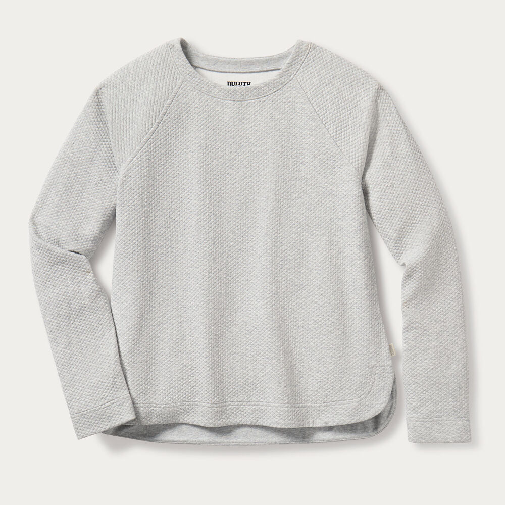 Women's AirLoc Quilted Crew Pullover Main Image