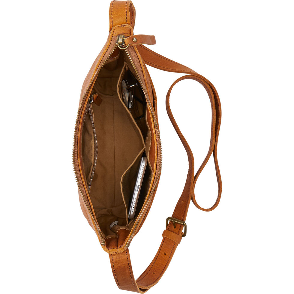 Leather Sling Crossbody Bag