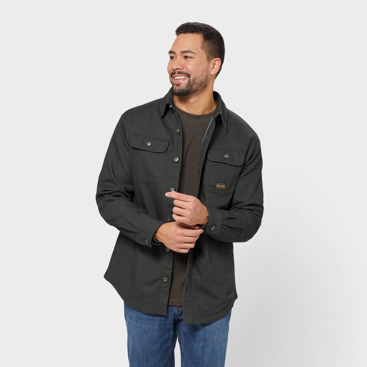 Men's Jersey-Lined Fire Hose Shirt Jac | Duluth Trading Company