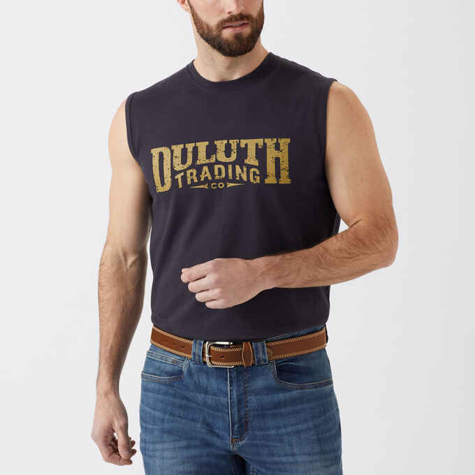 Men's Sleeveless Duluth Trading Logo T-Shirt