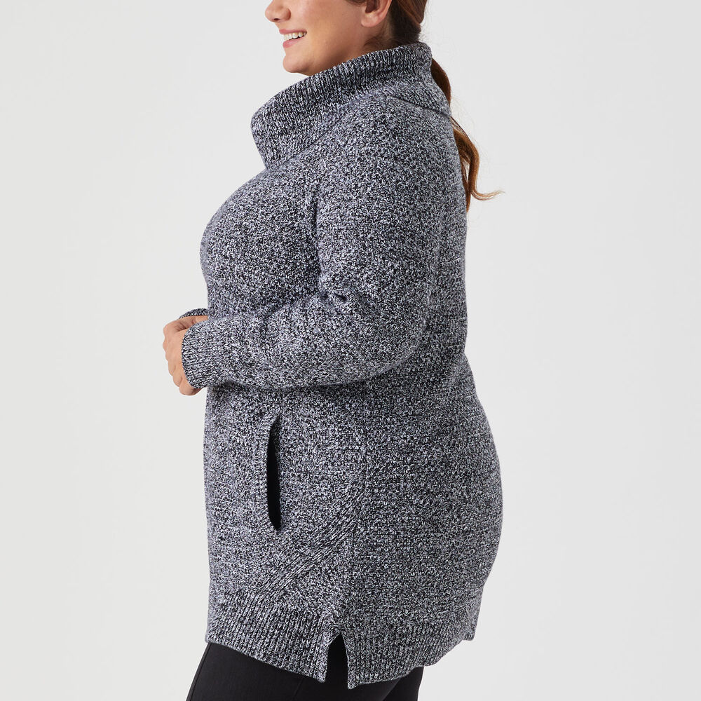 Women's Plus Heritage Cowlneck Tunic Sweater Main Image
