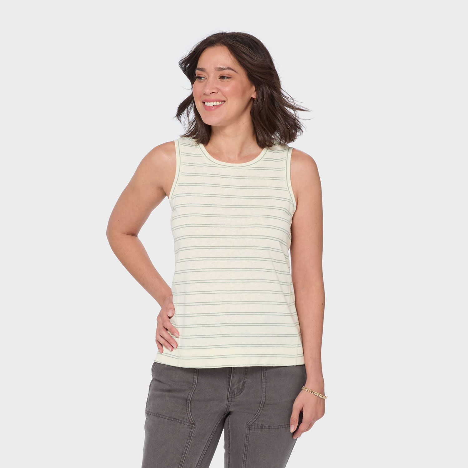 ウェーブヘムニットタンク / Wave Hem Knit Tank Top Women's Hemp Knit Tank | Duluth Trading Company
