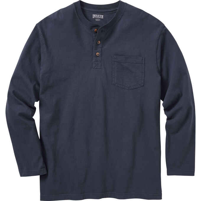 Men's Longtail T Long Sleeve Henley T-Shirt | Duluth Trading Company