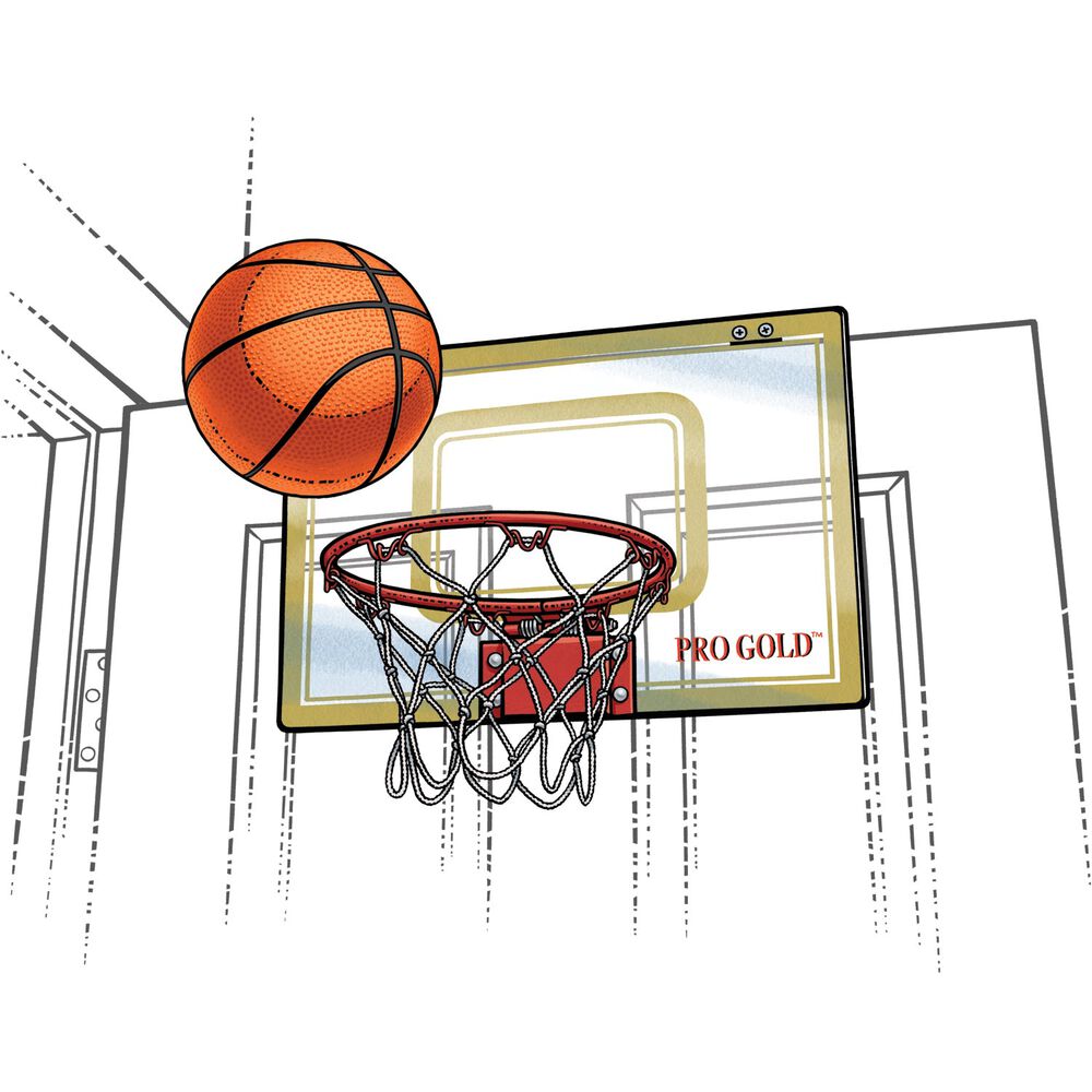 Pro Gold Basketball Hoop Main Image