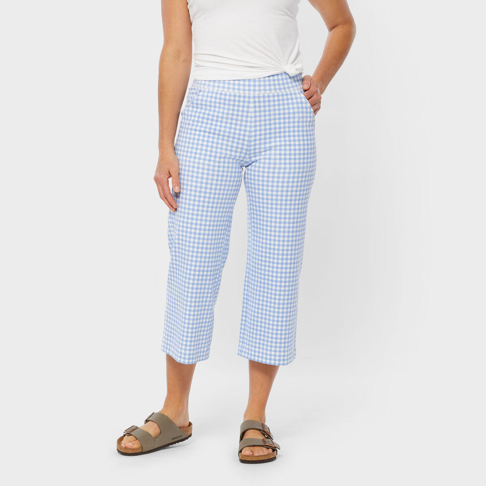 Women's NoGa Naturale Cotton Wide Leg Crop Pants Duluth Trading