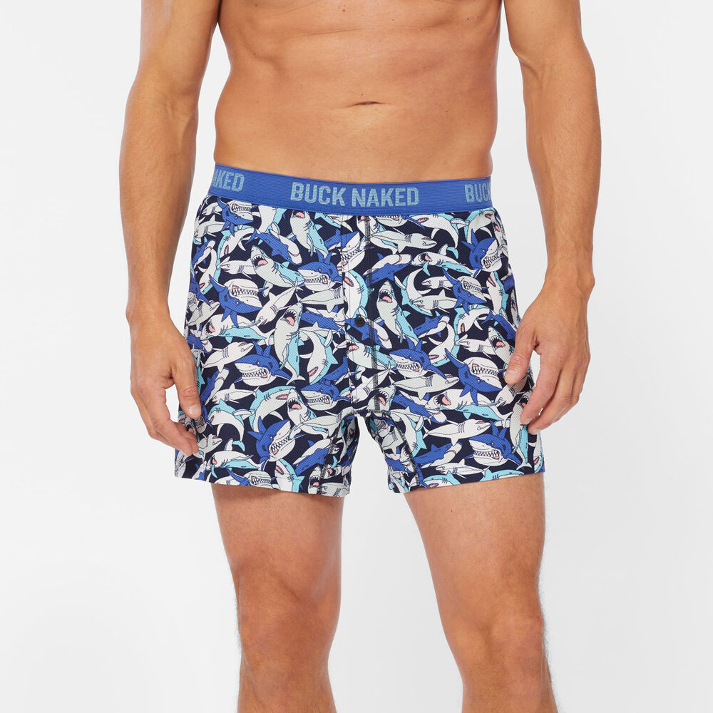 Men's Buck Naked Pattern Boxers Main Image