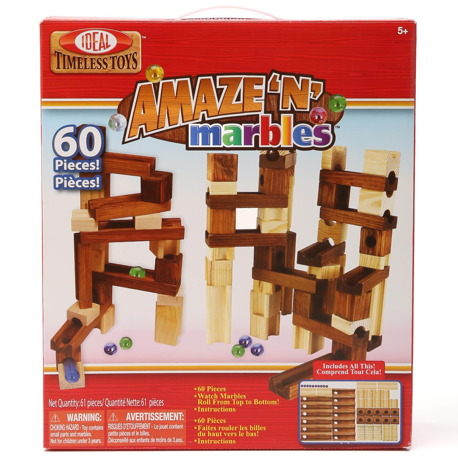 60-Piece Amaze-N-Marbles | Duluth Trading Company
