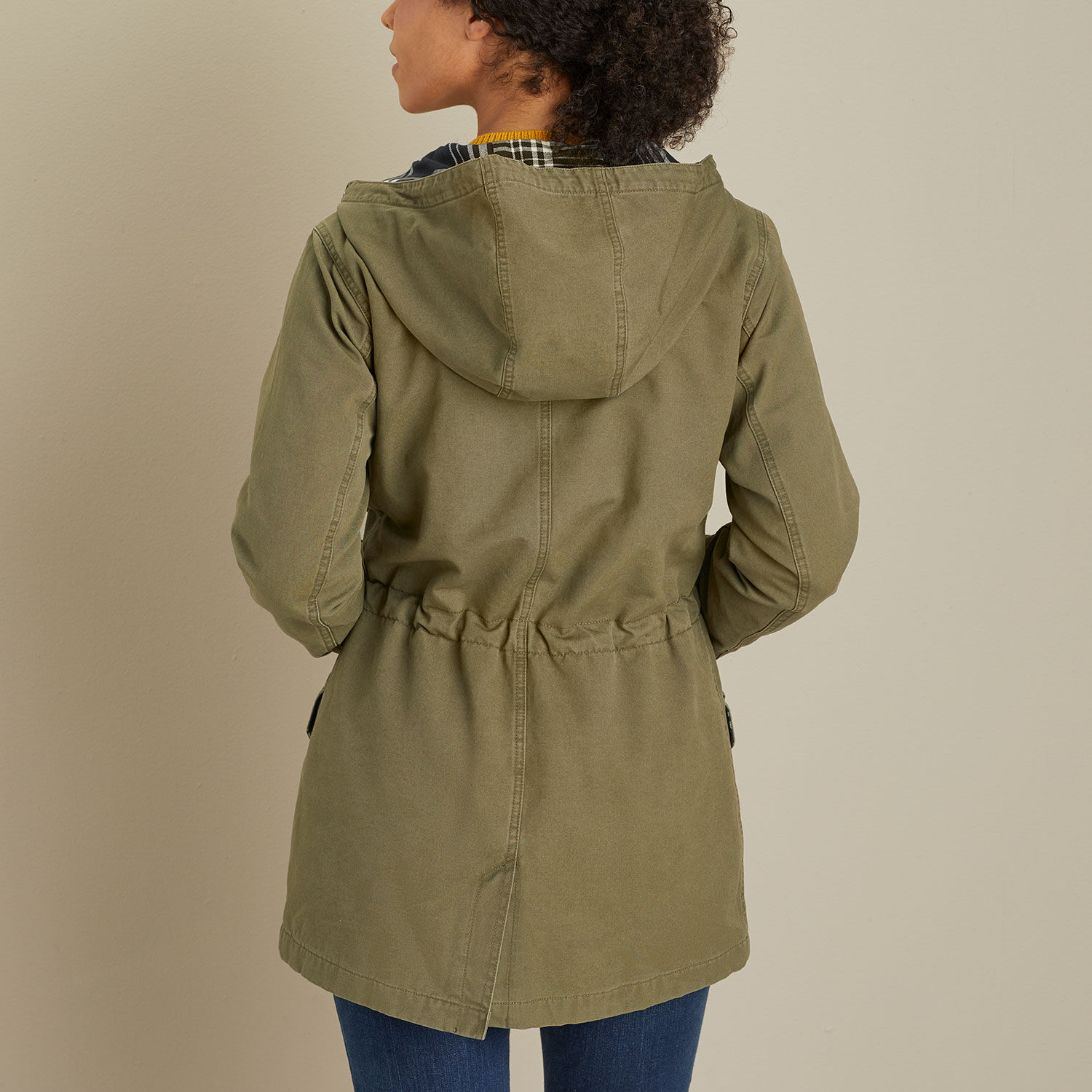 Canvas cheap parka womens