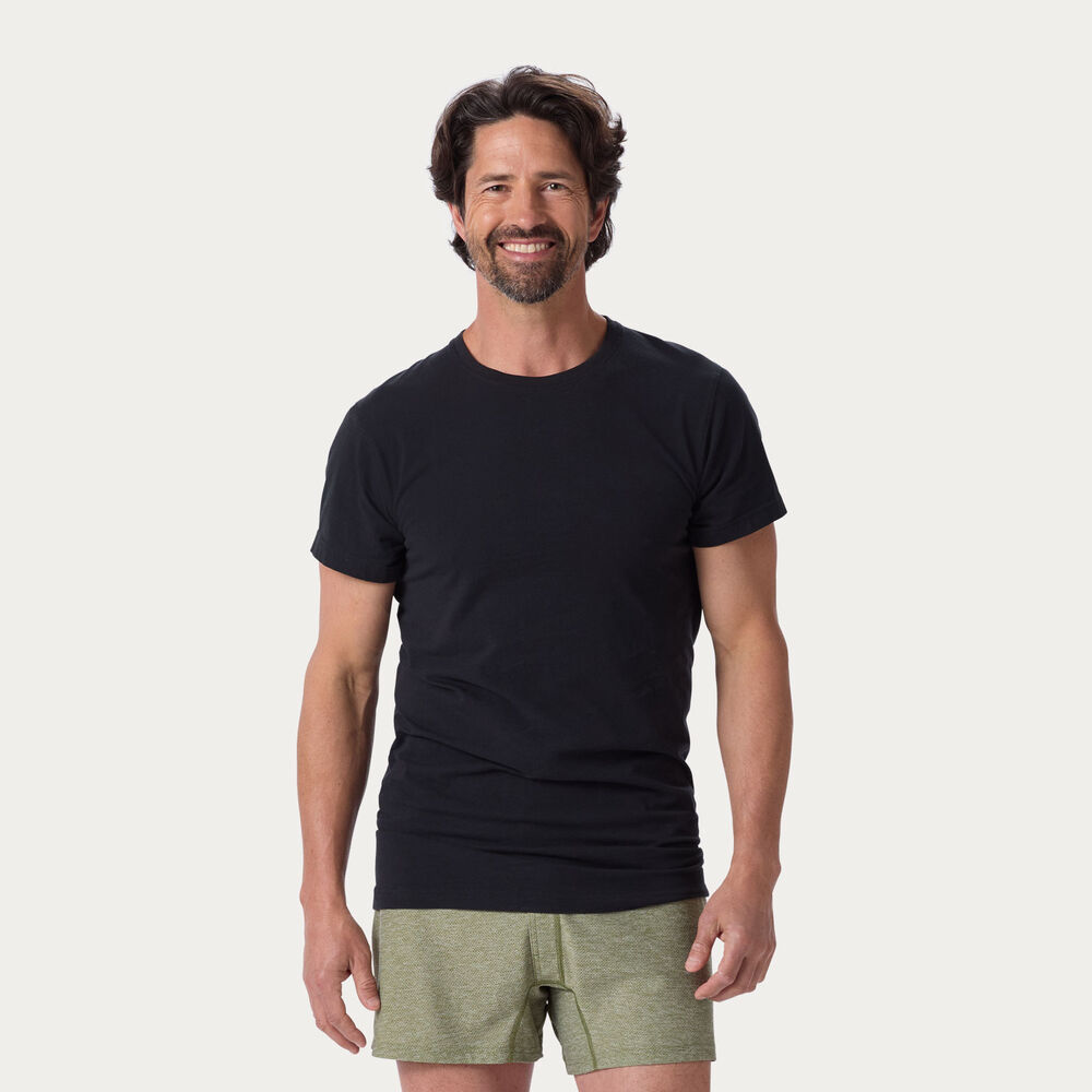 Men's Free Range Organic Cotton Crew Undershirt Main Image