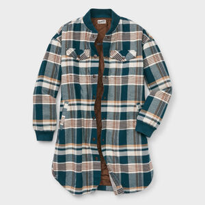 Women's Folklore Flannel Insulated Duster