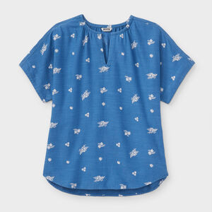 Women's Indigo Twill SS Shirt