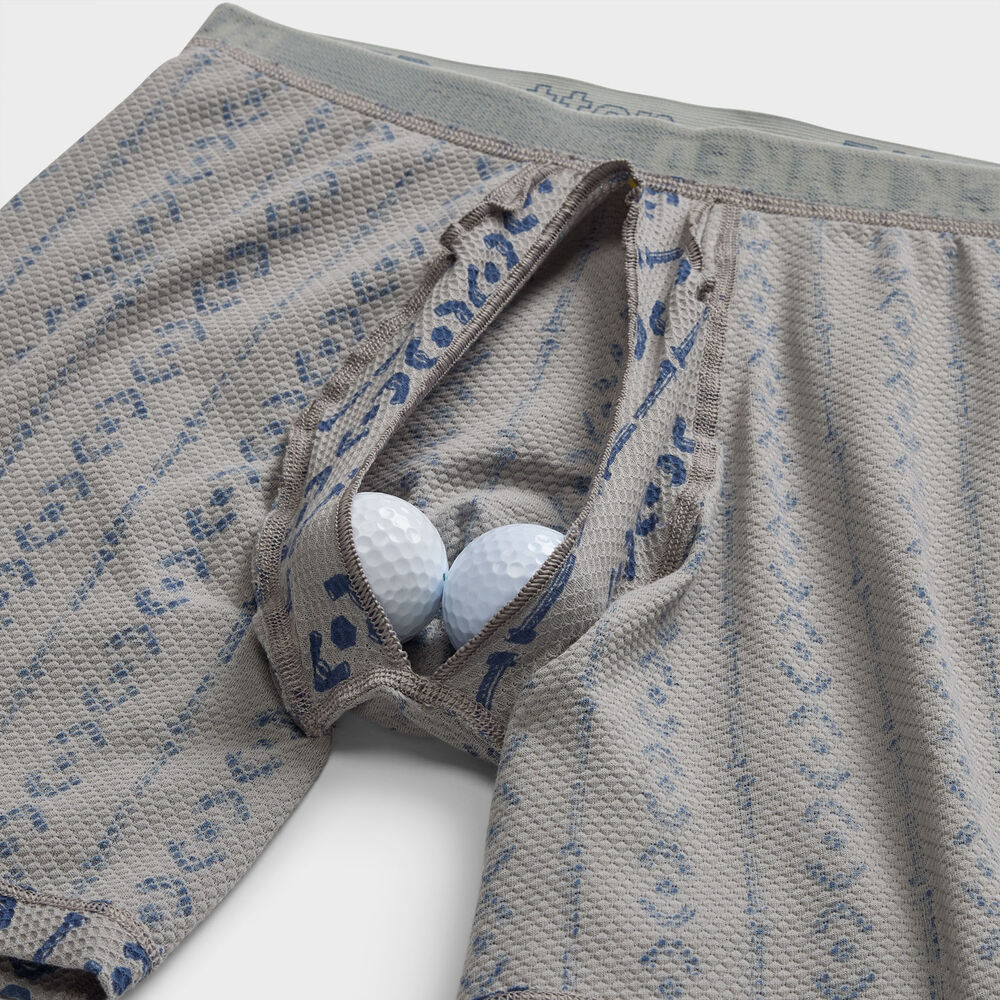 Men's Buck Naked Cotton Pattern Bullpen Boxer Briefs Main Image