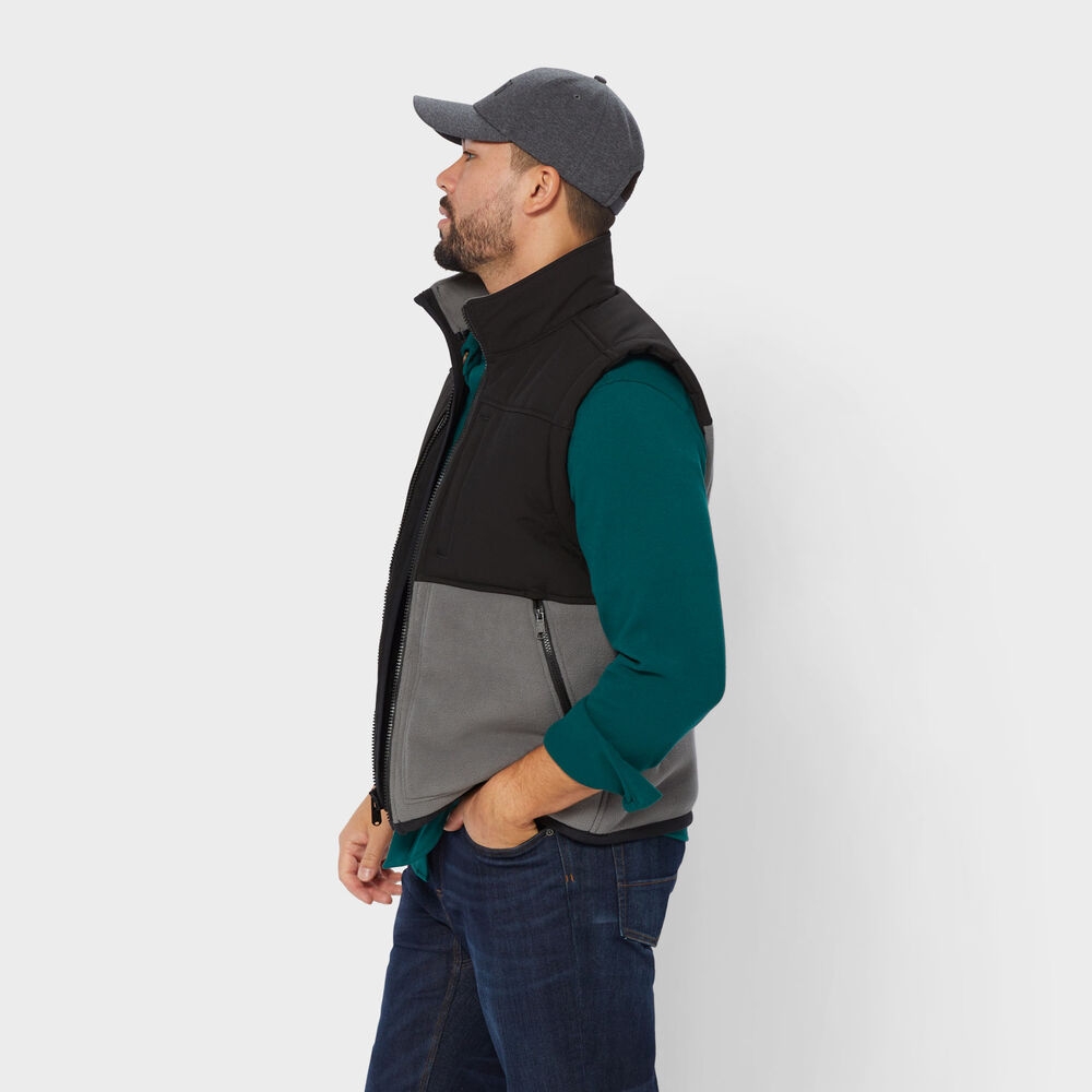 Men's Bear Hide Fleece Vest Main Image