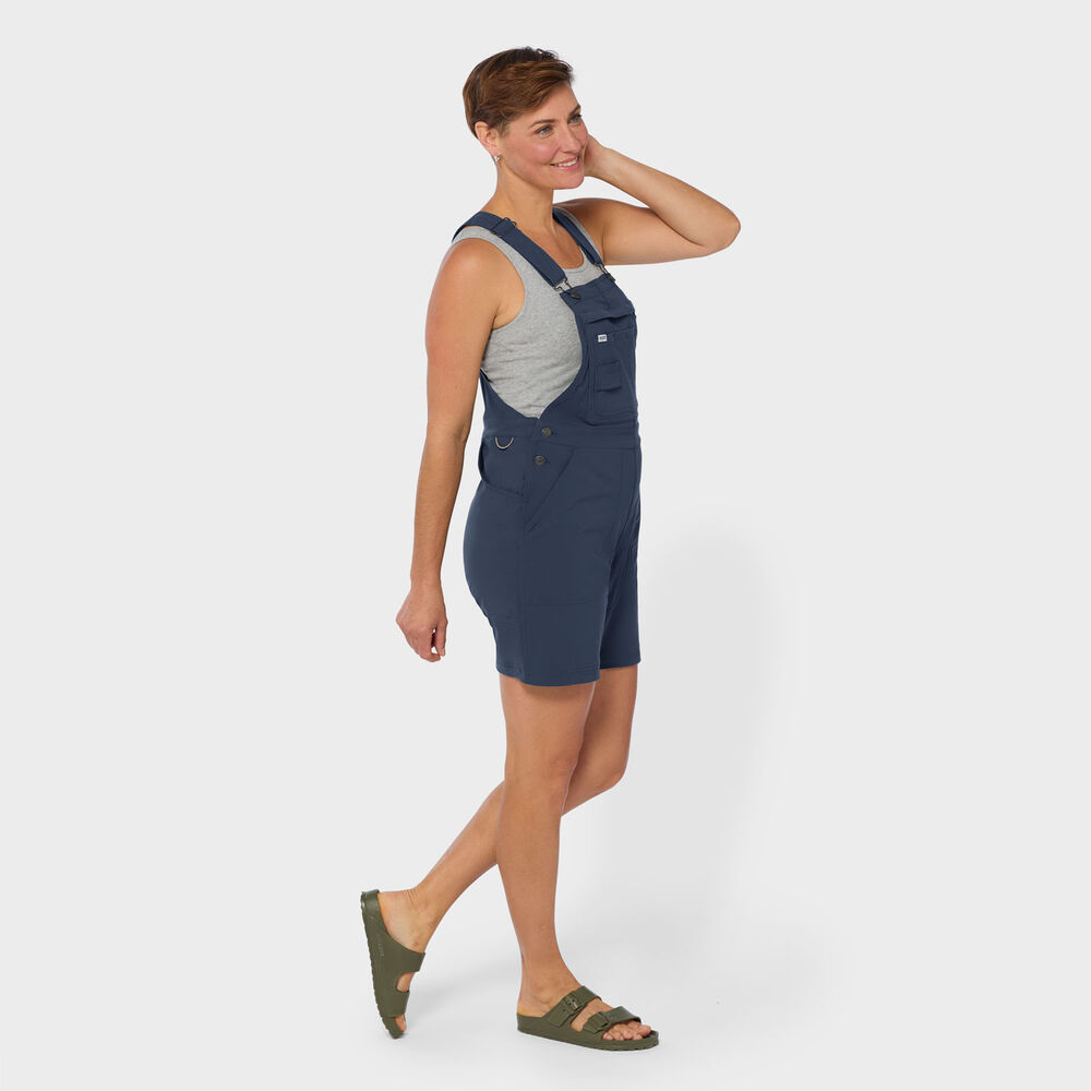 Women's Heirloom Gardening 7'' Short Overalls Main Image