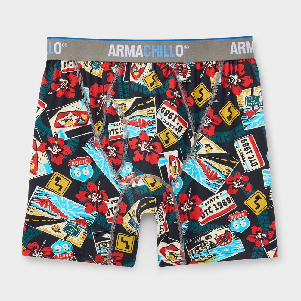 Men's Armachillo Cooling Pattern Boxer Briefs Main Image