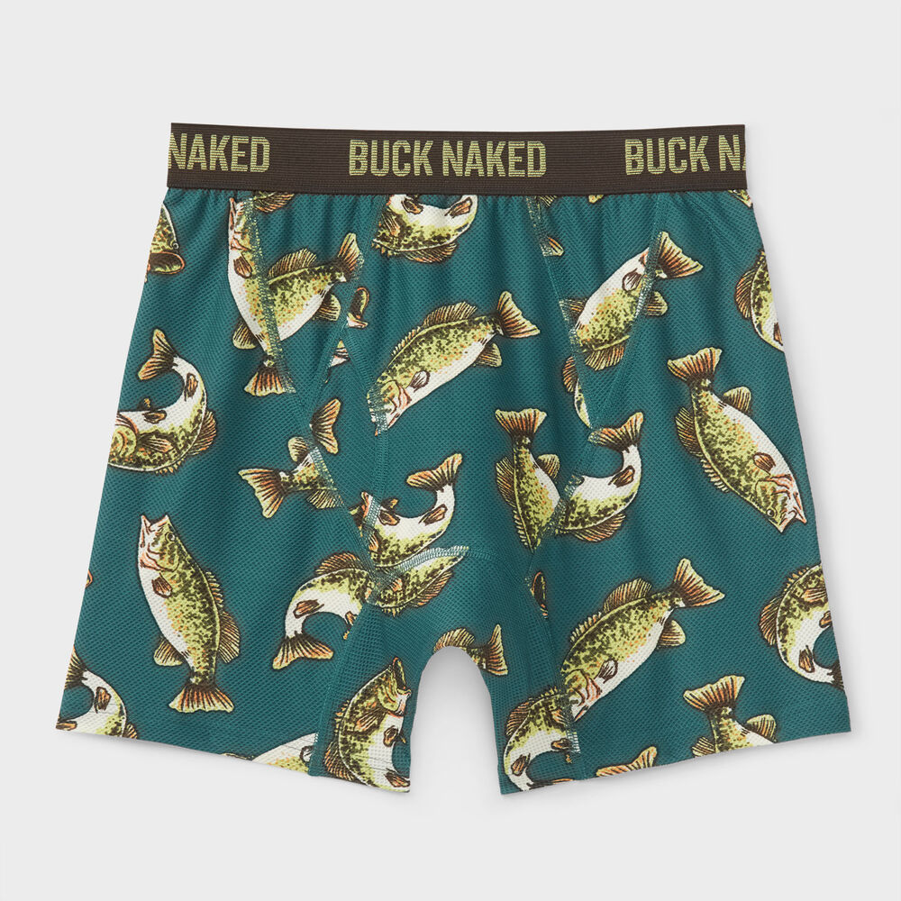 Men's Buck Naked Pattern Boxer Briefs Main Image