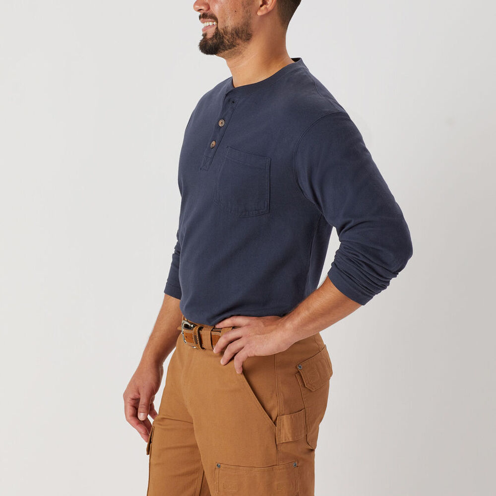 Men's Longtail T Relaxed Fit LS Henley T-Shirt Main Image